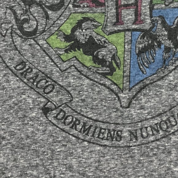 Gently Worn, but Lovingly Cared For, Harry Potter Crest Graphic T-Shirt - Picture 4 of 7